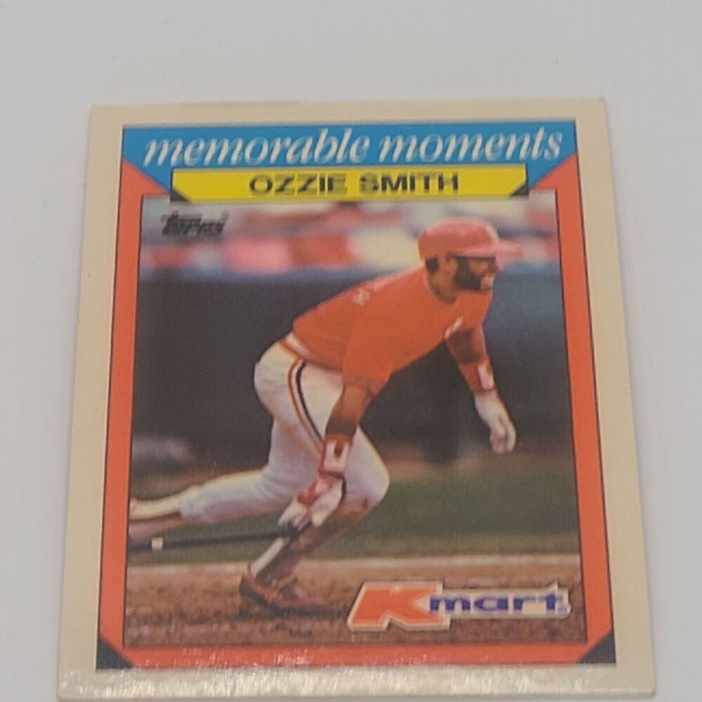 1988 Topps Kmart Memorable Moments - #28 Ozzie Smith